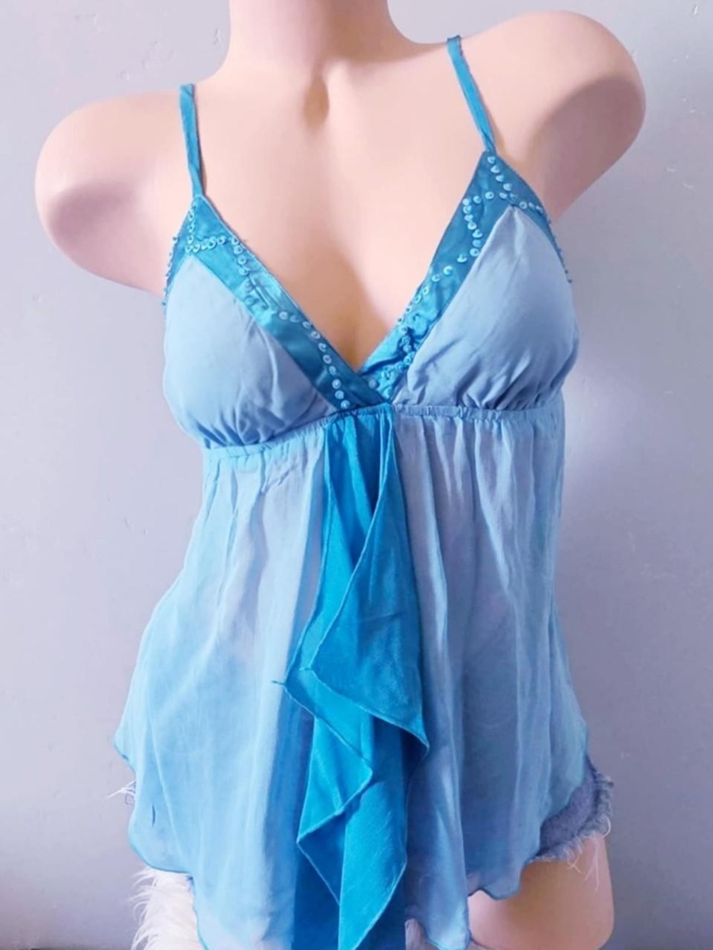 Y2k Angie Babydoll Top